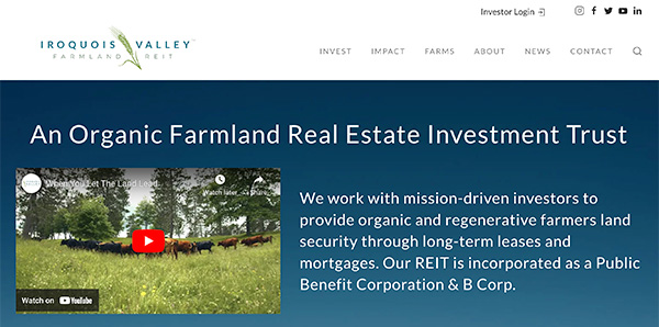 website-portfolio-iroquoisvalley farmland reit website